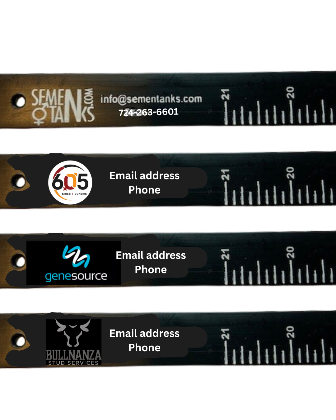 Custom Printed Measuring Stick - 24 inch...Your Brand Built In