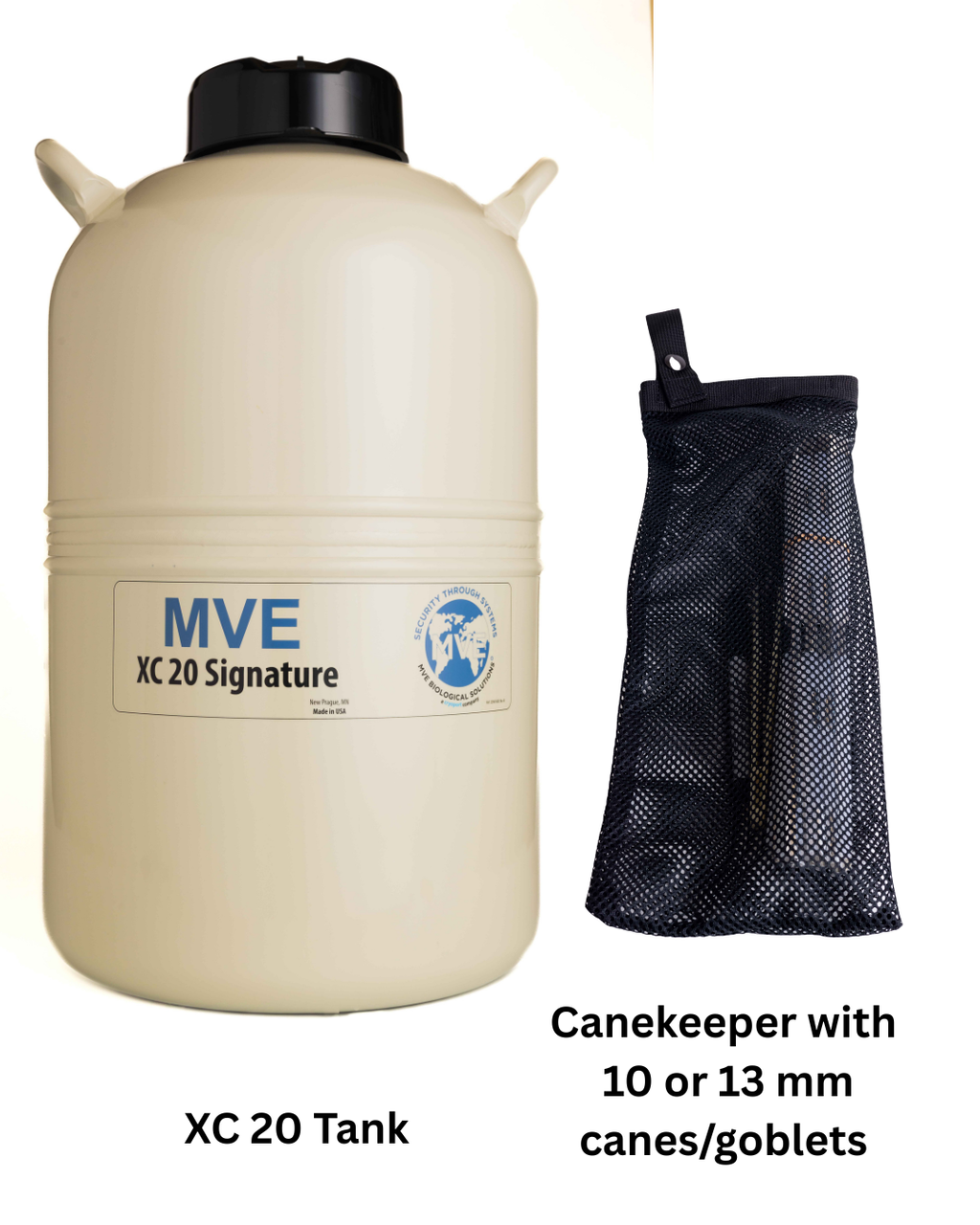MVE XC 20 Signature Tank PLUS Canekeeper