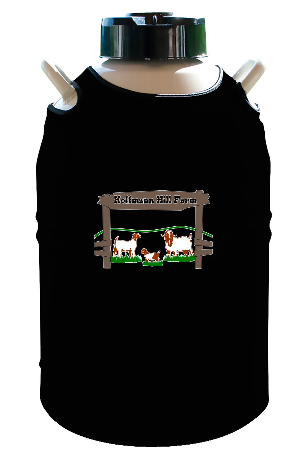 Dark Green Color Printed Tank Top 