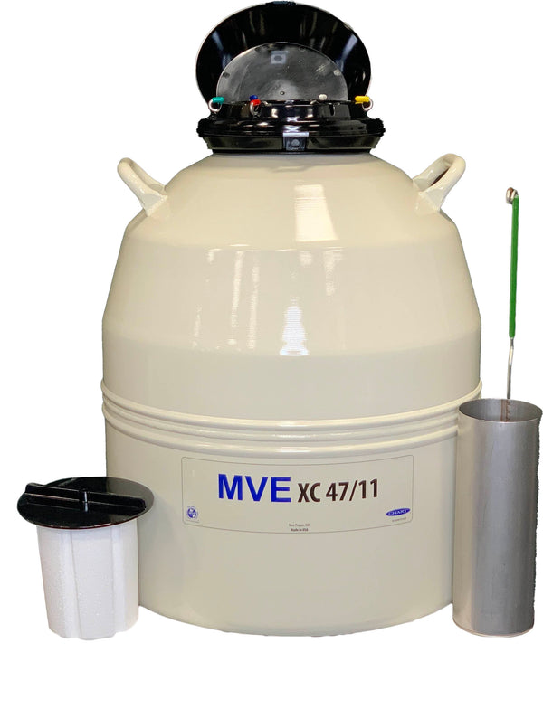 MVE XC 47/11-6 Liquid Nitrogen Semen Storage Tank – 4500 Straw – 11 Week Hold Cattle